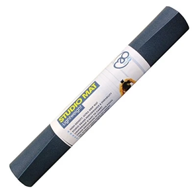 Image of Yoga Mad Studio Pro Mat 183cm x 60cm 3mm Non Slip High Density Exercise Used for Pilates, Yoga, Stretching, Home Workouts and General Fitness