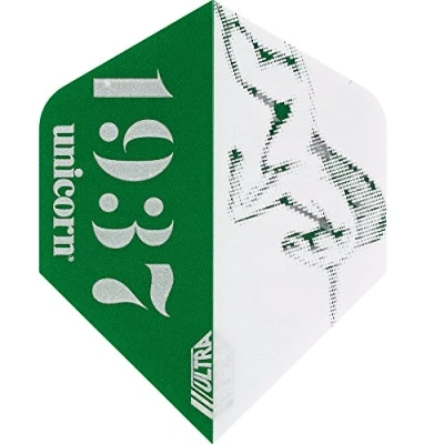Image of Unicorn UltraFly Dart Flights Icon Green Design Standard Plus Shape Ultra Durable 100 Micron Polyester PET