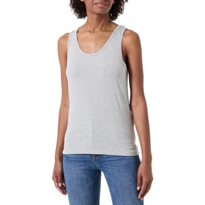Image of JdY Women&#039;s Jdymila S/L Tank Top JRS, Light Grey Mix, XXL