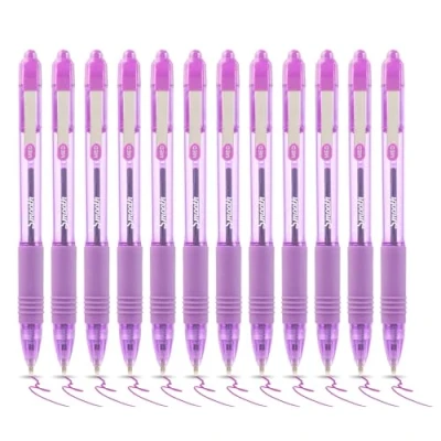 Image of Zebra Z Grip Smooth Ballpoint Pen Violet (Pack of 12)