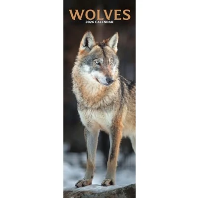 Image of Wolves Slim Calendar 2026
