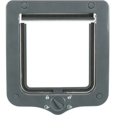 Image of Trixie 4 Way Cat Flap, Grey, 490 g