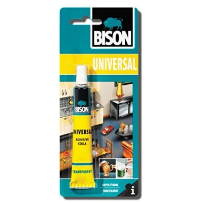 Image of 1 x 6305304 Bison Universal All Purpose Adhesive Glue 25ml tube