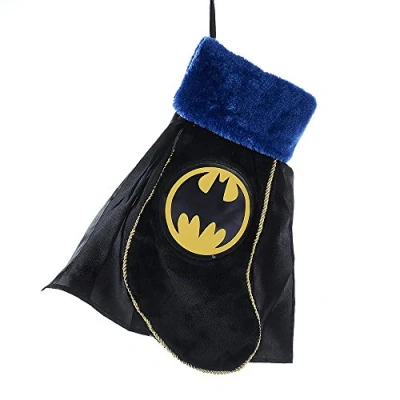 Image of Kurt Adler 19&quot; Batman Applique Stocking with Cape