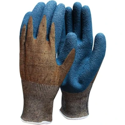 Image of Town and Country Eco Flex Pro Garden Gloves Blue / Brown M Pack of 1