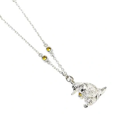 Image of The Carat Shop Fantastic Beasts Sterling Silver Niffler Necklace with Crystals