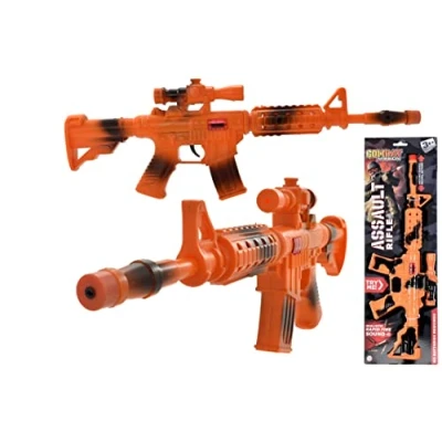 Image of Kandy Toys TY6908 Friction Assault Rifle with Moving Barrel Combat Missi