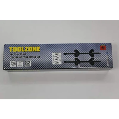 Image of Toolzone 2 Piece 370 x 82mm Coil Spring Compressor
