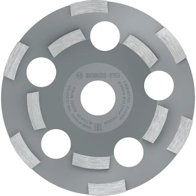 Image of Bosch 2608602553 Diamond Grinding Head Expert for 125 x 22.23 4.5 mm Abrasive