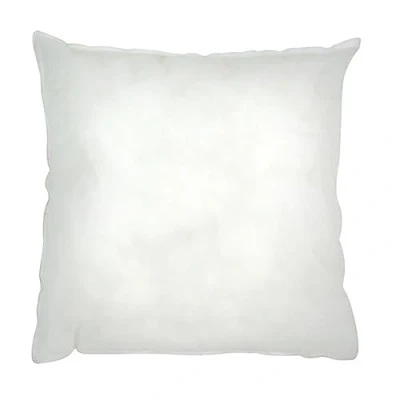 Image of Riva Paoletti Hollowfibre Cushion Pad Insert Inner Small Square Shape 100% Polyester Filling Double Stitched Edges 40 x 40cm (16&quot; 16&quot; inches) Designed in the UK, White