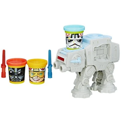 Image of Play Doh B5536EU40 Star Wars AT Attack Toy with Can Heads