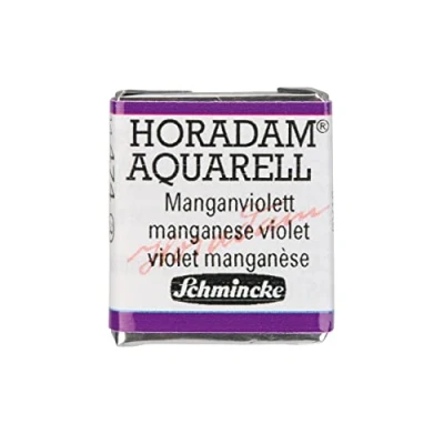 Image of Schmincke HORADAM® AQUARELL finest artists&#039; watercolours, 474 manganese violet, 14 044, 1/2 pan