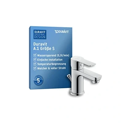 Image of Duravit A11010 A.1 Washbasin Mixer tap, Chrome, S