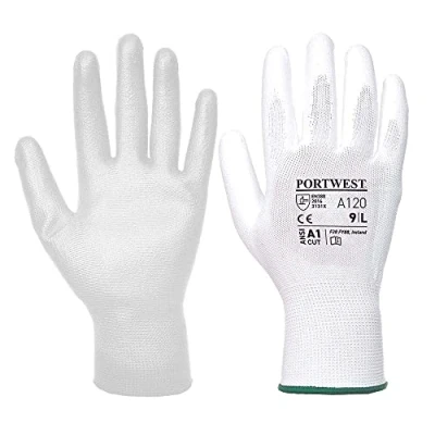 Image of Portwest PU Palm Glove White 3XL