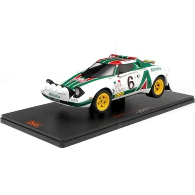 Image of Compatible with Lancia Stratos HF No. 6 Waldegard/Thorszelius Rallye Monte Carlo 1:18 IXO Models 18RMC162B