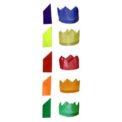 Image of 100 x Christmas Cracker Party Paper Hats Crackers HAT