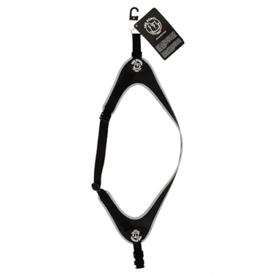 Image of Tre Ponti Fibbia Small Dog Harness with Adjustable Belly Strap, 4 cm, Black