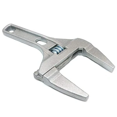 Image of NUZAMAS Extra Wide Jaw Adjustable Wrench Open from 6mm to 65mm Plumbing Spanner Multifunctional Large Opening Tool 8 inch