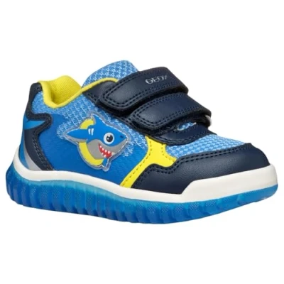 Image of Geox B LIGHTYLOO BOY A Sneaker, Navy/Azure, 6 UK Child