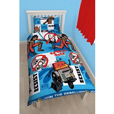 Image of Disney Star Wars Rebels Tag Single Rotary Duvet Set