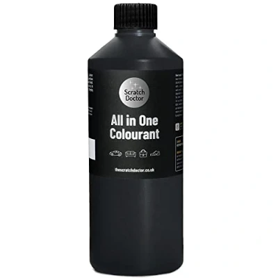 Image of Scratch Doctor All in One Leather Colourant Self Seal Dye Repair Paint for Furniture, Sofas, Car Seats (Dark Grey, 250ml)