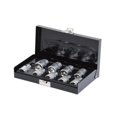 Image of KS Tools 911.4410 1/2&quot; TX E Socket set, 9 pcs, E10 E24