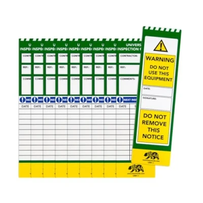 Image of BearTOOLS Universal Inspection Record Kit Generic Multi application Compact Design Safe Sites Frequent Observation (10 Inserts (Only))