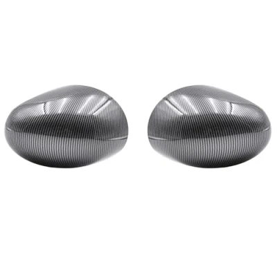 Image of KYYET Carbon Fiber Pattern Door Wing Mirror Cover Cap Casing Fits For Mini 2014 2019 F55 F56 F57 F60 RHD