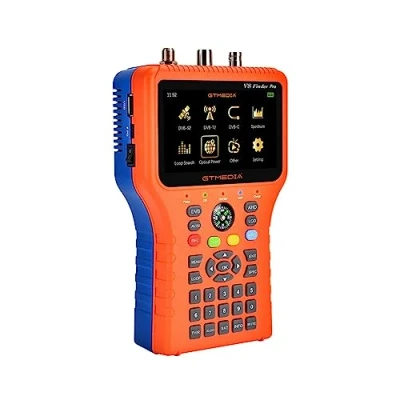 Image of Youding Satellite, 4.3 inch V8 Finder Pro Satellite Finder, DVB T2 C H.264/H.265 MPEG 2/MPEG 4 Terrestrial Signal