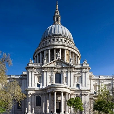 Image of St Pauls Cathedral Greeting Card with sound of bells chiming. Sites and sounds London. Great gift idea