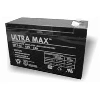 Image of 2 X ULTRAMAX 12V 7A AGM Stannah Acorn Brooks Bison Minivator STAIRLIFT BATTERIES