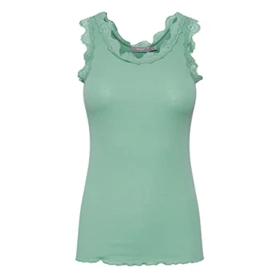 Image of Fransa Frhizamond Top, Women&#039;s, Size: Large, Malachite green