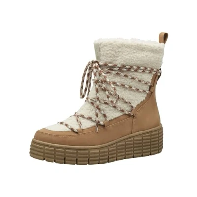 Image of Tamaris Winter boots, Women&#039;s, Size: 8, Camel Imitation leather/ textile