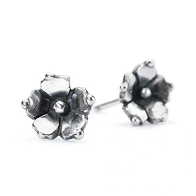 Image of Trollbeads Silver 925 Earring Carolina Jessamine Studs