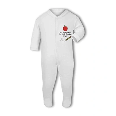 Image of My Mummy is The Best Teacher Ever! Baby Grow Suit