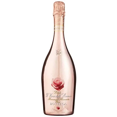 Image of Bottega Ii Vino Dell&#039;Amore Petalo Manzoni Moscato Spumante Rose 75 cl