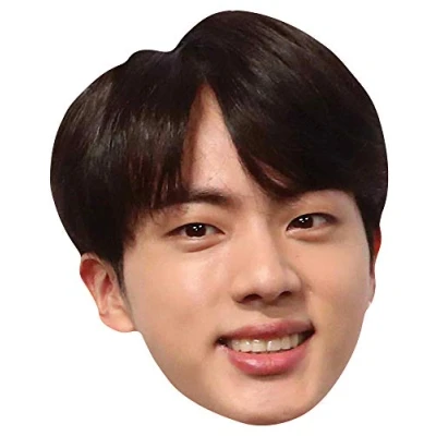Image of Star Cutouts Ltd CM210 (Pop) Seok jin Kim NAM Joon Bangtan Boys Party Mask and Gift, Solid, Multicolour, Regular