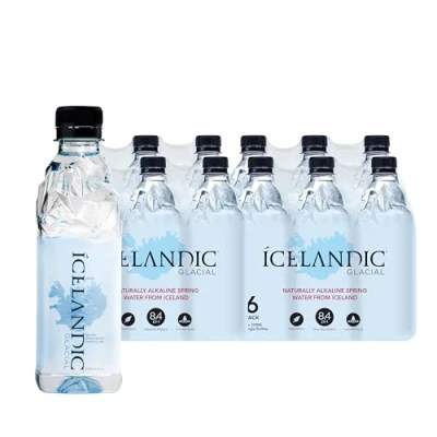 Image of Icelandic Glacial Natural Spring Water, Unflavored, 330 ml (24 Count)
