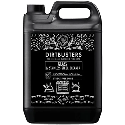 Image of Dirtbusters Glass and Stainless Steel Cleaner Polish 5 litres for a Streak Free Finish