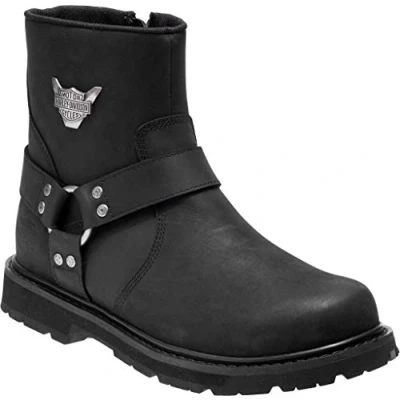 Image of Harley Davidson Men&#039;s Rambert Motorcycle Boot, Black, 10.5