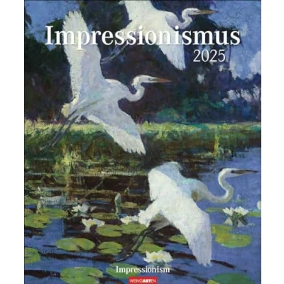 Image of Impressionismus Kalender 2025: Kunstvoller Wandkalender mit Meisterwerken der beliebtesten Künstler des . Großer Kunst 2025. 46 x 55 cm. Hochformat