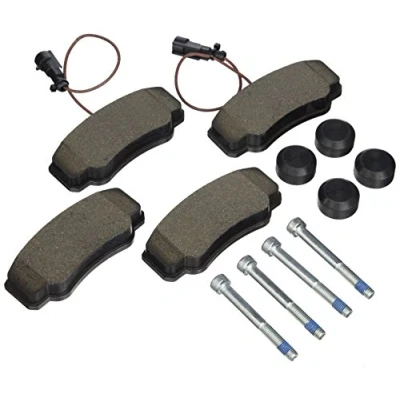 Image of D4060MA000 brake pad set BRECK 23921 00 703 10 incl. wear warning contact with caliper screws NISSAN: Cabstar