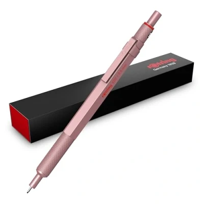 Image of Rottling Mechanical Pencil Rose Gold 600 2158794 0.5mm rOtring Premium Writing Instrument Stationery German Drafting Pen Professional Ballpoint
