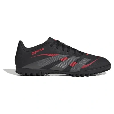 Image of adidas Performance Predator CLUB turf Astro trainers, Men&#039;s, Size: 9, Core black/grey four/lucid red Synthetics