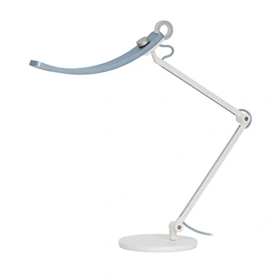 Image of BenQ WiT e Reading Desk Lamp Eye caring for Reading, Study, Craft Ultrawide, Bright, Dimmable with 13 Colour Modes Adjustable Arm Matte Blue