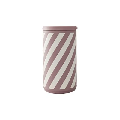 Image of Design Letters Kids Leak Proof Thermo Cup Rose (350 ml) Reusable Coffee Mug with Unique Open/Close Function Safe Travel Gear to Hold hot Drinks BPA &amp; BPS Free Dishwasher