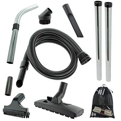 Image of SPARES2GO Spare Parts Hose Tool Brush Kit + Storage Bag for Numatic Henry Hetty Vacuum Cleaner (2.5m)