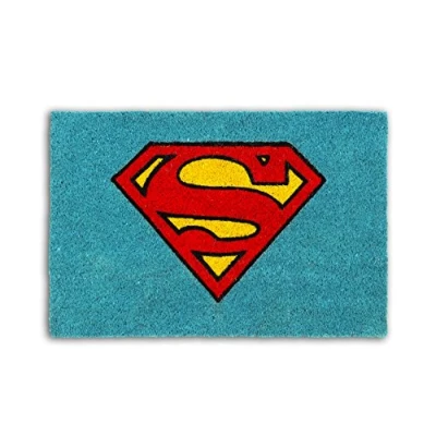 Image of Excelsa Doormat Superman 40x60x1.5 cm azure