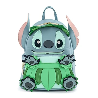 Image of Loungefly Disney Stitch Luau Cosplay Womens Double Strap Shoulder Bag Purse