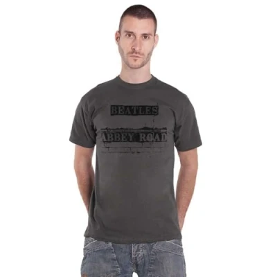 Image of T Shirt # L Grey Unisex Abbey Road Sign